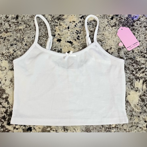 2 piece set of white Camisoles by “Better Together “ and “SHEIN”. - Picture 1 of 6